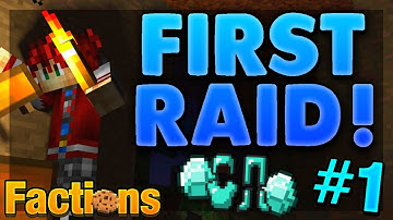 MY FIRST RAID EVER!?! - Minecraft FACTIONS - First Episode!