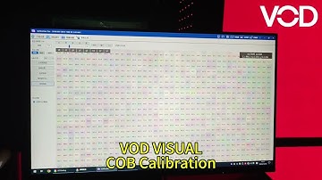The calibration of VOD Visual COB products is specific to each pixel!!! 👍 👍 👍