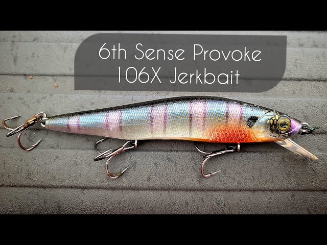 The 6th Sense Provoke 106X Jerkbait is Clutch in Cold Weather!!