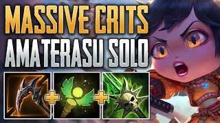 THE BIGGEST AUTOS IN SMITE! Amaterasu Solo Gameplay (SMITE Conquest)