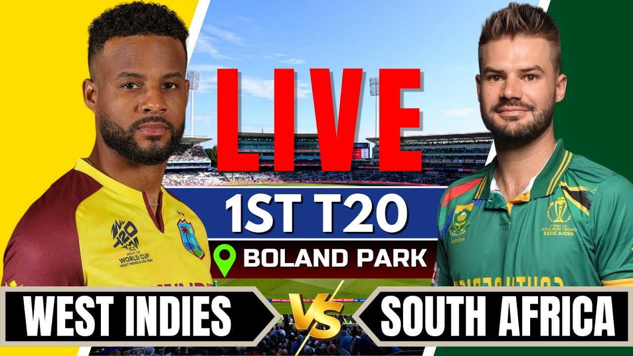 Live: SA vs WI | West Indies vs South Africa 2026 | Live Score & Commentary | Live Cricket Match
