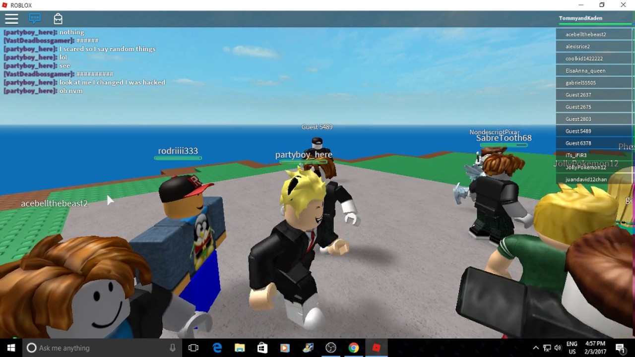 Tommy Playing Roblox - 