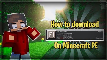 How to Download F1 Button in MCPE 1.18+