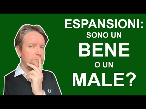 DISCUTIAMONE! Come è cambiata nel tempo la natura delle ESPANSIONI?