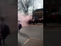 Southampton fans flare at spurs today