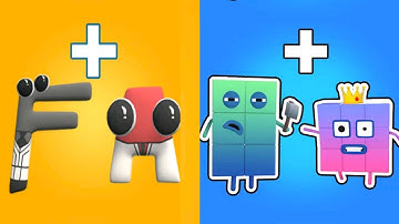 Merge Alphabet Lore Run vs Merge NUMBERBLOCKS Run