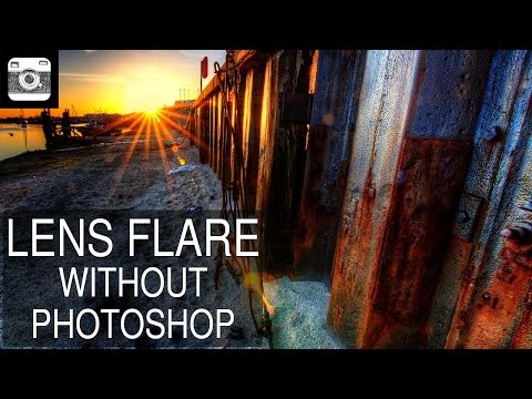 How to create lens flare WITHOUT Photoshop