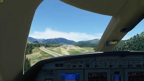Landing Aspen -- Citation CJ4 (Public Lobby)
