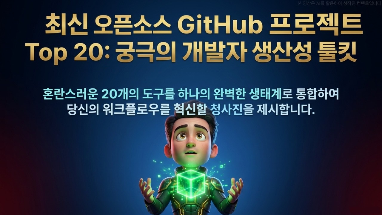 [오픈소스] 개발자 생산성을 10배 폭발시키는 20가지 오픈소스 툴킷 총정리 | AI와 맥락을 잇는 통합 개발 생태계