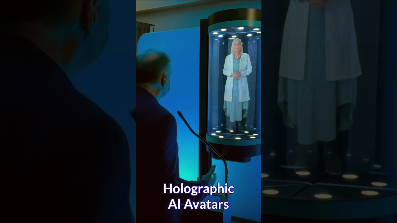 Talking to Holographic AI Avatar Doctor 
