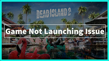 Dead Island 2 Game Not Launching Issue