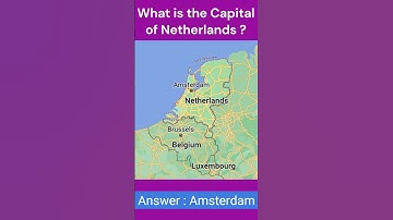 What is the Capital of Netherlands | Country and Capital | @pradhanseducation