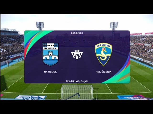 Hajduk Split vs NK Osijek  PES 21 Prva Liga Live Gameplay 