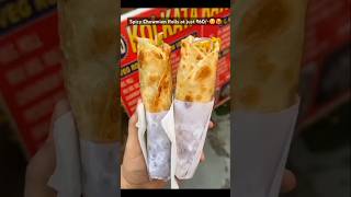 spicy tawa chowmien kathi rolls 😋just ₹60/-#shorts #kathiroll #indianstreetfood