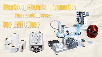 HYT- 60  Desktop Semi automatic Plane Label Applicator for EMI Filter