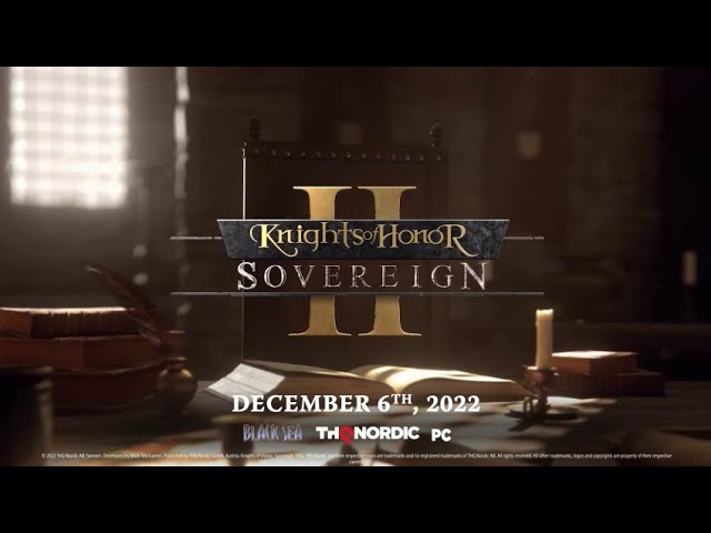 Knights of Honor II: Sovereign - Let's Play Part - 1 