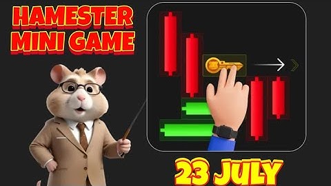 Hamster Kombat Mini Game Puzzle | 23 July Hamster Kombat Puzzle Solve
