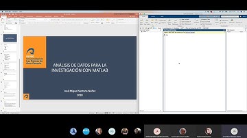 ANÁLISIS DE DATOS PARA LA INVESTIGACIÓN CON MATLAB - Clase 1
