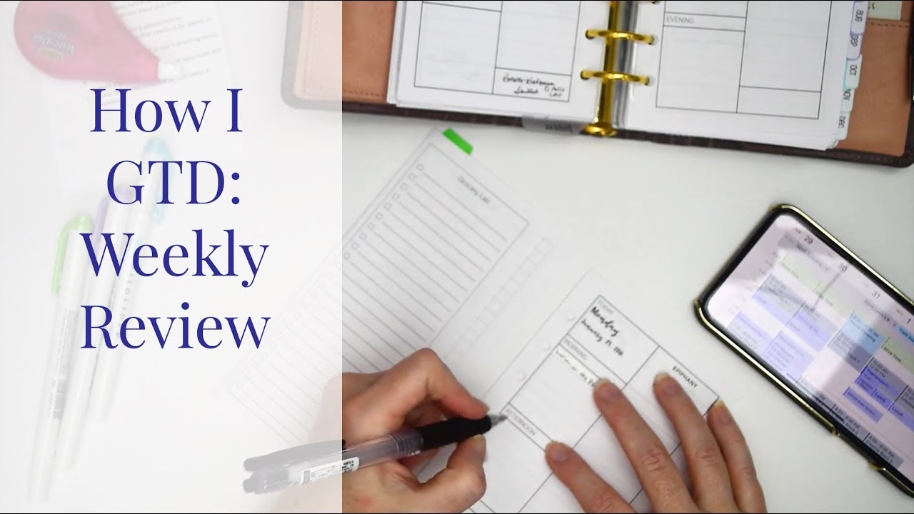 Weekly Review - How I GTD, pt 2 | Kendra Bork