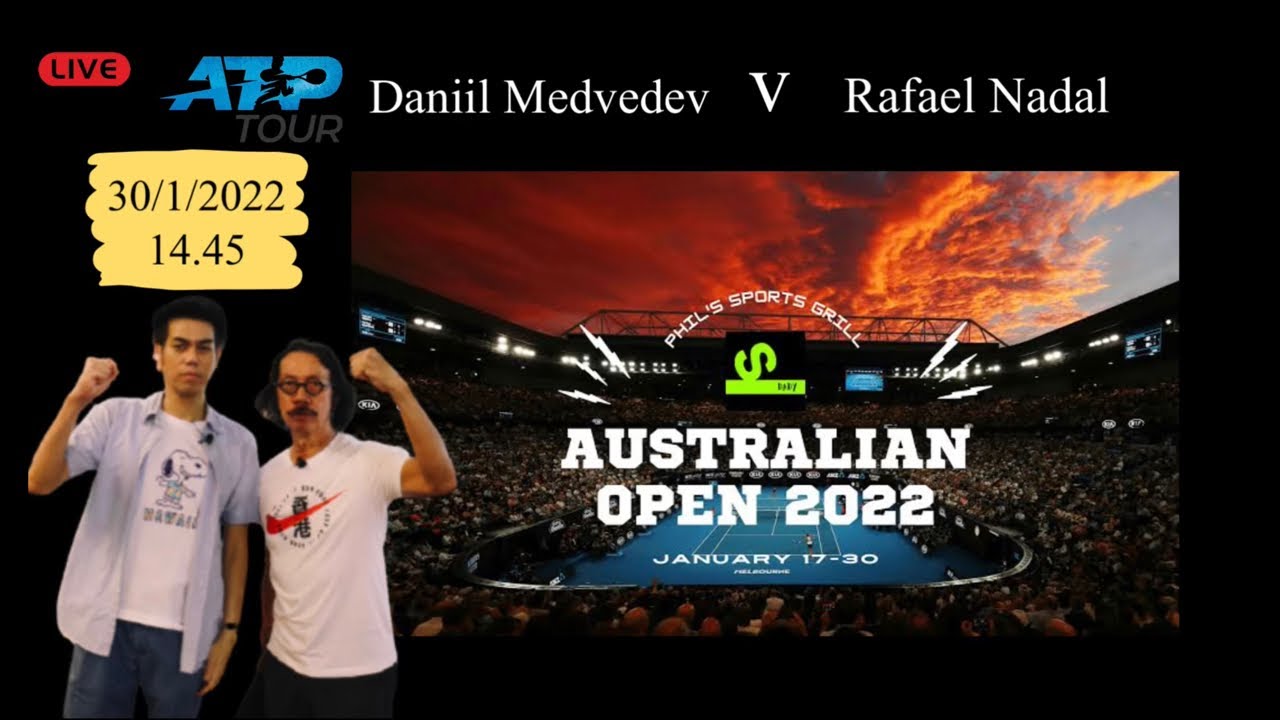Live : Tennis Australian open 2022 Final : Daniil Medvedev v Rafael Nadal #tennis