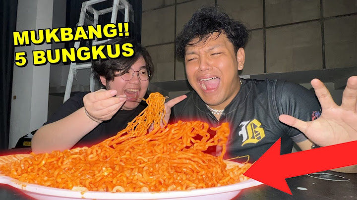 Gw CHALLENGE MAKAN SAMYANG 5 BUNGKUS Sekali MAKAN TANPA MINUM! ...