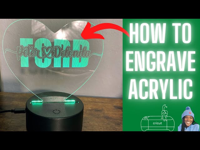 How to make a custom led lamp with the Cricut Maker's engraving tip -  NeliDesign