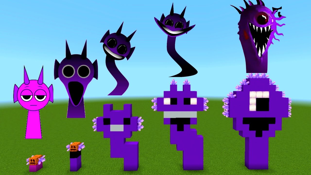 Srunki Durple Evolution In Minecraft PE