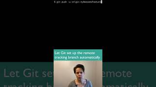 How to set up the remote tracking branch automatically in Git #shorts Wealth