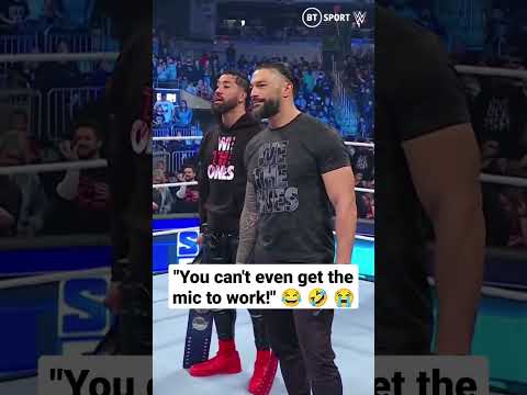 Roman Reigns is pure comedy gold! ? #WWE #RomanReigns #SmackDown #Shorts