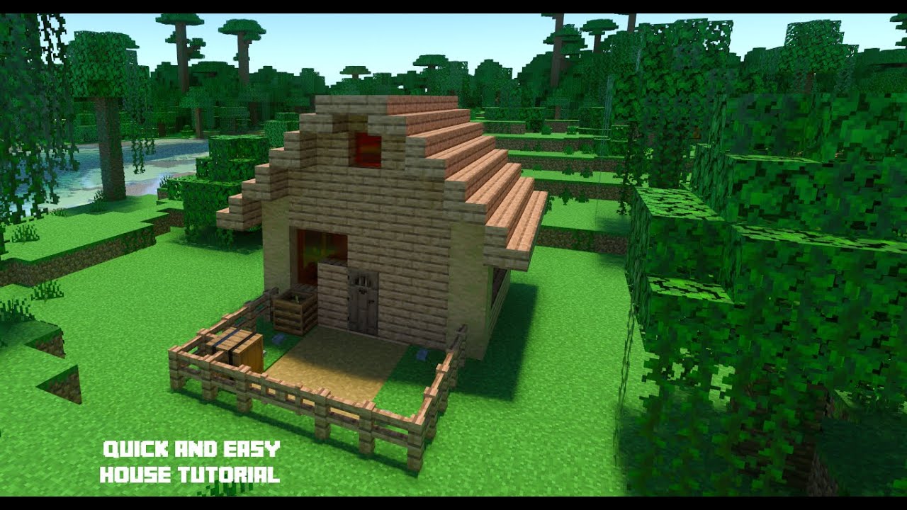 Tutorial About how to build a Minecraft house - YouTube