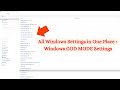 Unlock Windows 'God Mode': The Ultimate Shortcut to All Settings!