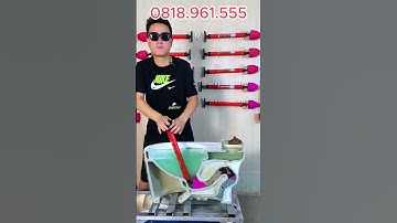 Cây Bơm Thụt Thông Tắc Nghẽn Bồn Cầu, Dụng Cụ Thông Tắc Bồn Cầu, Thoát Nước Sàn Bằng Khí Nén