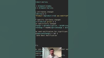 Eloquent isDirty() and wasChanged() for Model Update #laravel