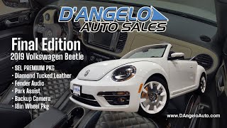 FINAL EDITION 2019 VW Beetle Convertible SEL Premium at D'Angelo Auto in Hillsboro OR 2019 Vw Beetle The Final Wolfsburg Edition