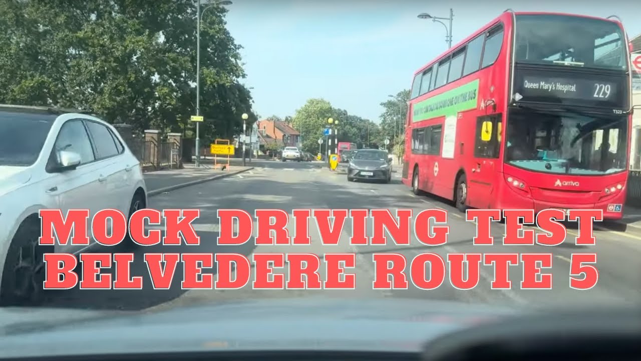 Belvedere Test Route 5 - 1st Attempt Driving School