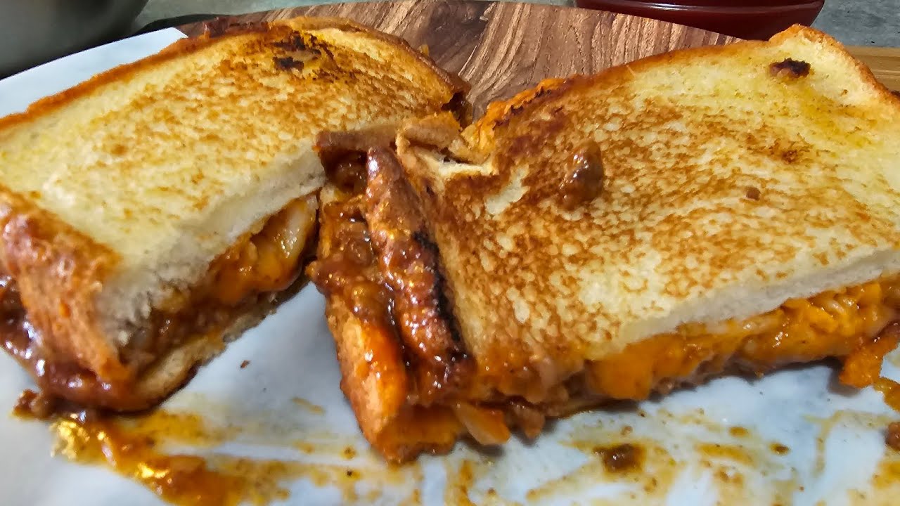 Cooking Grilled Cheese Sloppy Joe - YouTube