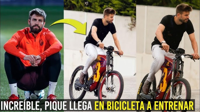 Velozes e Furiosos'? Piqué vai de bike de R$ 24 mil ao jogo do