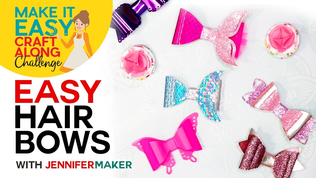 Download Make Easy Hair Bows With Mermaid Tails Butterfly Wings Hearts Youtube