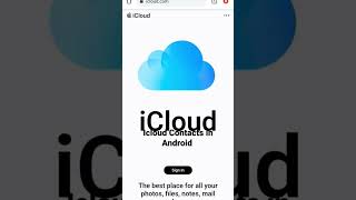 With Out any App Copy Contacts from Icloud To Android