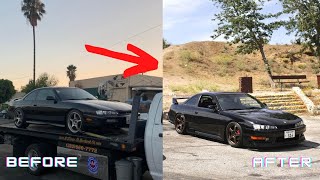 OEM + 240SX S14 KOUKI BUILD *  5 MIN TRANSFORMATION* MUST WATCH