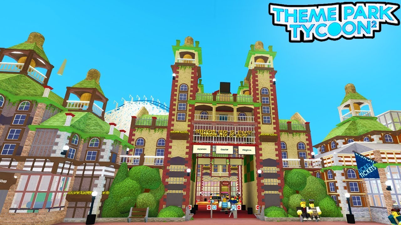 Japanese Coaster Castle In Theme Park Tycoon 2 Roblox Youtube - roblox theme park tycoon 2 imaflynmidget 13