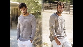 Мужские Пуловеры, Связанные Спицами - 2019 / Men's Pullovers Knitted