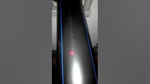 HDP pipe hydro flow pe100Pn10