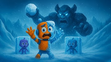 ❄️ FROZEN RESCUE! Rusty & Friends vs the Giant Ice Golem ❄️🤖⛰️ | Rusty
