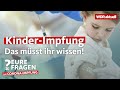 Corona-Impfung für Kinder ab 5: Das müsst ihr wissen | Eure Fragen zur Corona-Impfung | WDR aktuell