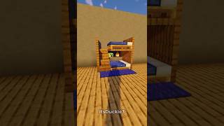 Minecraft: How to build a BETTER Bunk Bed 🛏️| #shorts