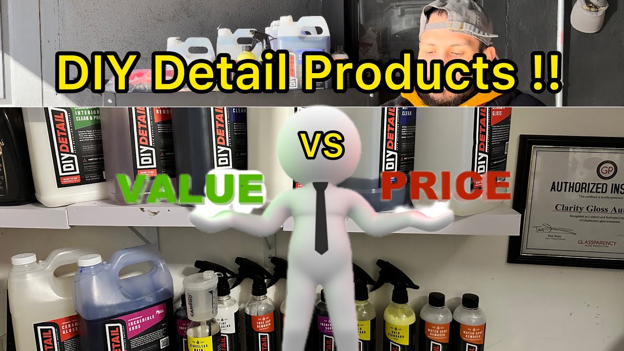 The Best DIY Car Detail Products? VALUE VS PRICE Opinions And Reasoning  #cardetailing #realdetailing 
