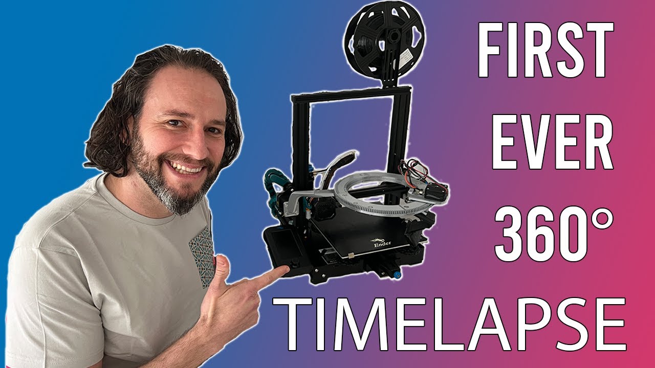 FIRST EVER 3D print 360° timelapse - YouTube
