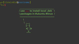 install a local #deb file using #apt in #ubuntu #linux