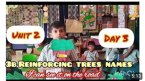 Term 3 Unit 2 Day 3/3b.Reinforcing trees names English Ennum Ezhuthum